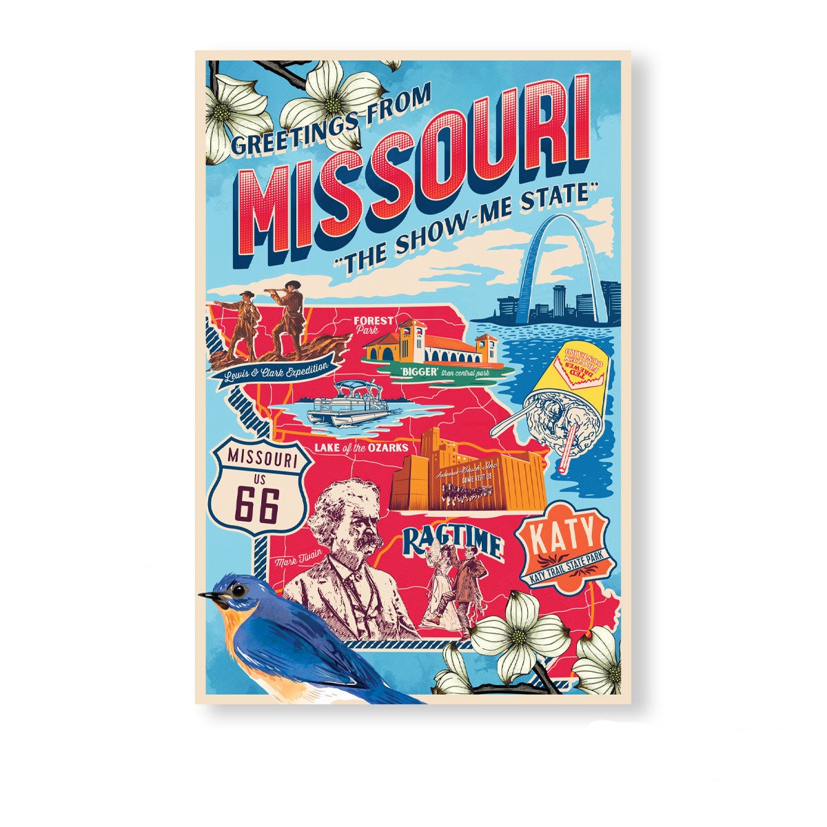 Ted Drewes, Route 66 & St. Louis Postcards | Ted Drewes Gift Shop