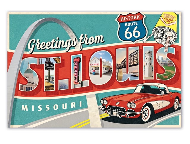 Ted Drewes, Route 66 & St. Louis Postcards | Ted Drewes Gift Shop