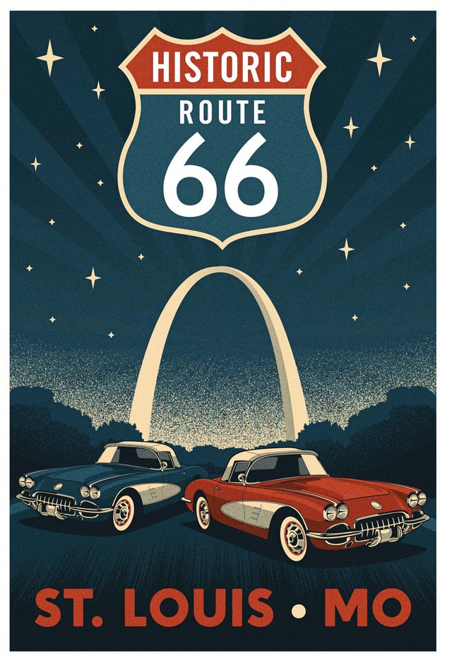 Route 66 Postcards | Ted Drewes Gift Shop